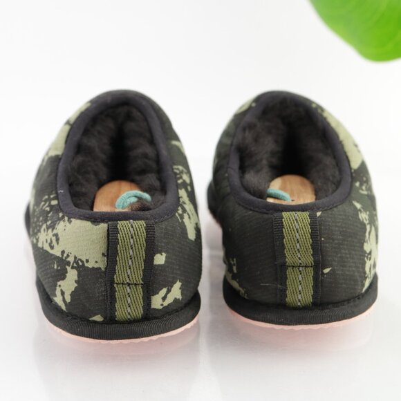 Sorel Women Bodega Run Slip On Shoe Size 8 Green Camo Mule Slipper Quilted Nylon - Picture 4 of 12